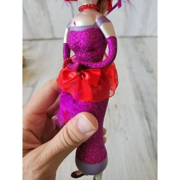 De carlini elegant shopper lady Italian glass vintage ornament purple - Picture 3 of 8